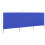 Berkfield 3-panel Wind Screen Fabric 400x80 cm Azure Blue 6