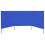 Berkfield 3-panel Wind Screen Fabric 400x120 cm Azure Blue 3