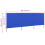 Berkfield 3-panel Wind Screen Fabric 400x120 cm Azure Blue 6