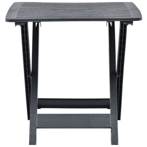 Berkfield Folding Garden Table Anthracite 79x72x70 cm Plastic 2