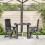 Berkfield Garden Table Anthracite 80x75x72 cm Plastic 3