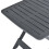 Berkfield Folding Garden Table Anthracite 79x72x70 cm Plastic 5
