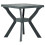 Berkfield Bistro Table Green 70x70x72 cm Plastic 3