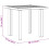 Berkfield Garden Table Anthracite 80x75x72 cm Plastic 10