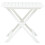 Berkfield Folding Garden Table White 79x72x70 cm Plastic 3