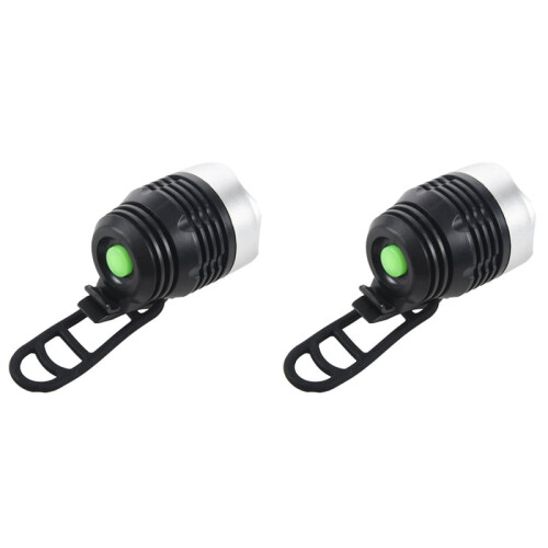 2X Sykling LED3 Moduser Frontlys Lys Lampe Headlight Lommelykt