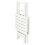 Berkfield Folding Garden Table White 79x72x70 cm Plastic 4