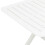 Berkfield Folding Garden Table White 79x72x70 cm Plastic 5