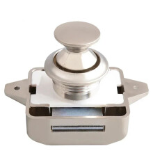 Push Button Cabinet Lock for RV Caravan, Keyless Pushbutton Access, Easy Install ZS02 G1 1PC