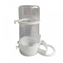 Feiona Automatische Vogelvoederbak Fruit- en Groentehouder Hangmand Waterdispenser Parkietkooi Zitstok voor Kleine Valkparkieten en Agapornissen