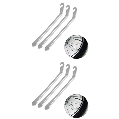 6Pcs Bike Tires Changing Tool Removal Tools Lever Crowbar
