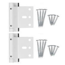 2pcs Door Reinforcement Lock Aluminum Alloy Home Security Lock for Apartment Hotel Child Safety