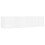 Berkfield CD Wall Shelf White 75x18x18 cm Engineered Wood 2