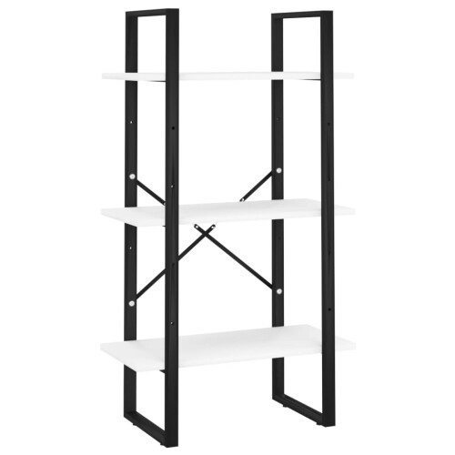 Berkfield Storage Shelf White 60x30x105 cm Engineered Wood 1