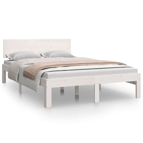 Berkfield Bed Frame without Mattress White 120x190cm Small Double 1