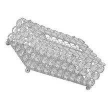 Elegant Crystal Tissue Box Holder with Dust‑Proof Design for Luxury Home and Bedroom Decor
