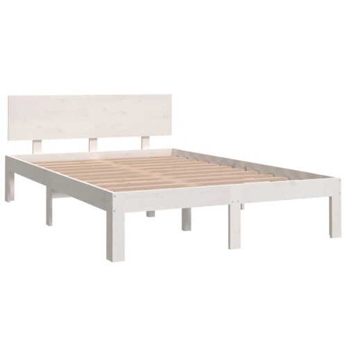 Berkfield Bed Frame without Mattress White 120x190cm Small Double 2