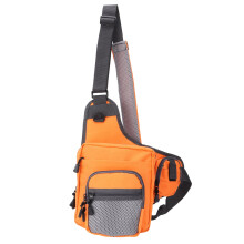 Fishing Tackle Bag Polyester Crossbody Outdoor Sling Bag