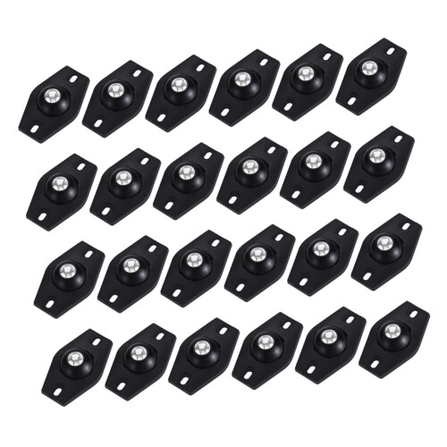 24pcs Self Adhesive Caster Wheels for Storage Boxes, Easy Glide Mobility, Floor Protection