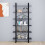 Berkfield High Cabinet Grey 100x30x210 cm Solid Pine Wood 4