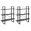 Berkfield High Cabinet Grey 100x30x210 cm Solid Pine Wood 7