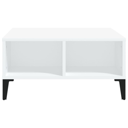 Berkfield Coffee Table White 60x60x30 cm Engineered Wood 2