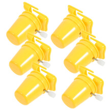 6pcs Wind Up Toy Mechanism Compact Clockwork Motor for DIY Walking Robot Animal Yellow Replacement Parts