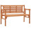 Berkfield Foldable Garden Bench 120 cm Solid Eucalyptus Wood 2