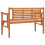 Berkfield Foldable Garden Bench 120 cm Solid Eucalyptus Wood 5