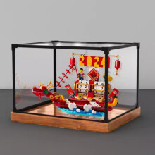 Clear Acrylic Display Case for 40678 Festive Calendar, Dustproof Durable Box, Easy Install Design