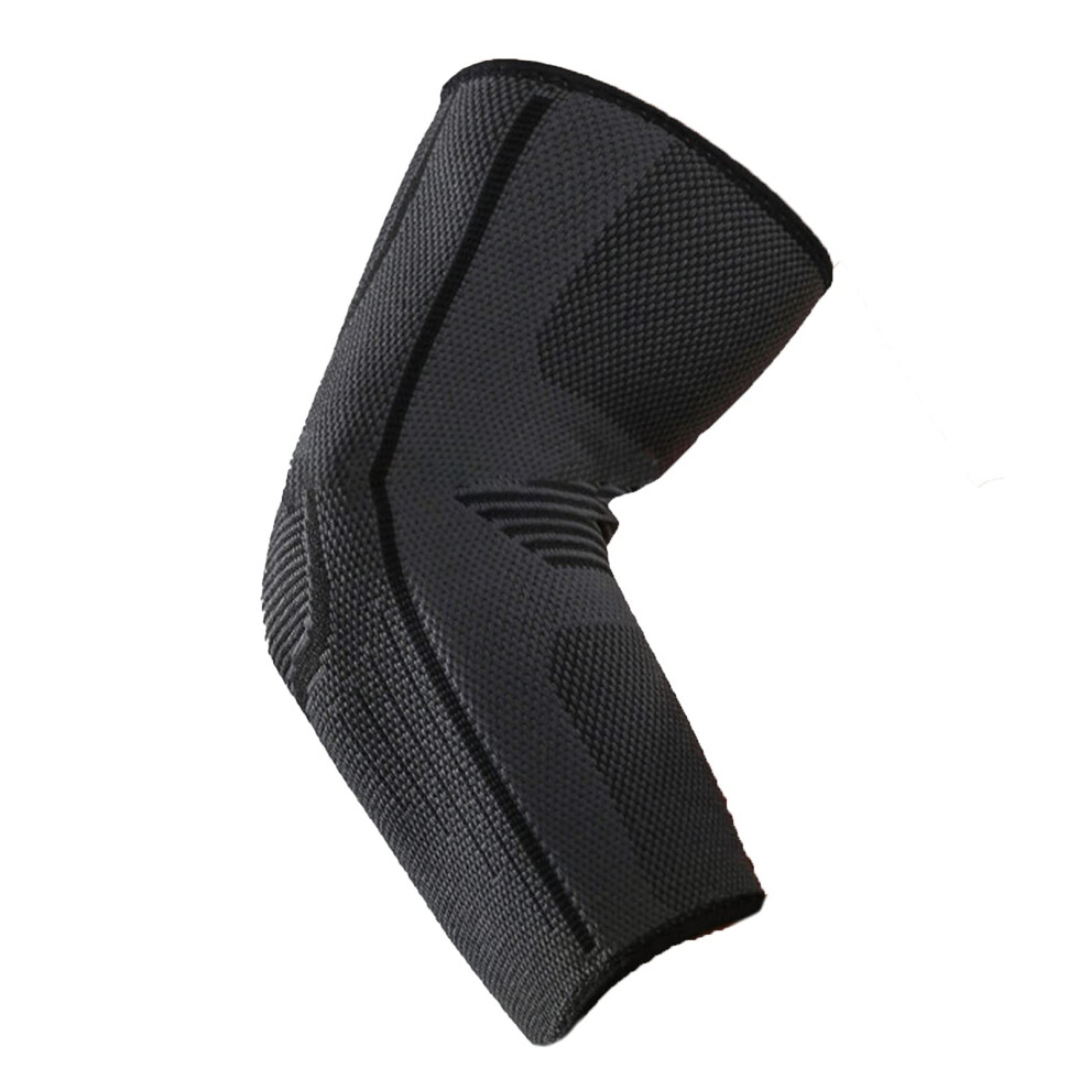 Elbow Compression Sleeve Nylon AntiSlip Support Brace Breathable SweatAbsorbing for Sports Workouts Green M