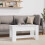 Berkfield Coffee Table White 101x49x52 cm Engineered Wood 3