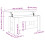 Berkfield Coffee Table White 101x49x52 cm Engineered Wood 9