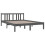 Berkfield Bed Frame without Mattress Grey Solid Wood 135x190 cm Double Double 3