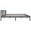 Berkfield Bed Frame without Mattress Grey Solid Wood 135x190 cm Double Double 5
