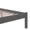 Berkfield Bed Frame without Mattress Grey Solid Wood 135x190 cm Double Double 6