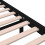 Berkfield Bed Frame without Mattress Black Solid Wood 200x200 cm 8