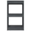 Berkfield Book Cabinet Grey 40x30x71.5 cm Solid Pinewood 5