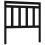 Berkfield Bed Headboard Black 96x4x100 cm Solid Wood Pine 2