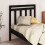 Berkfield Bed Headboard Black 96x4x100 cm Solid Wood Pine 3