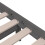 Berkfield Bed Frame without Mattress Grey Solid Wood 150x200 cm King Size King Size 7
