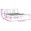 Berkfield Bed Frame without Mattress Grey Solid Wood 150x200 cm King Size King Size 9
