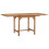 Berkfield Extending Garden Table (110-160)x80x75cm Solid Teak Wood 2