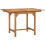 Berkfield Extending Garden Table (110-160)x80x75cm Solid Teak Wood 3