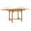 Berkfield Extending Garden Table (110-160)x80x75cm Solid Teak Wood 4