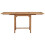 Berkfield Extending Garden Table (110-160)x80x75cm Solid Teak Wood 5