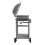 Berkfield Gas BBQ Grill with 3-layer Side Table Black and Silver 5