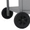 Berkfield Gas BBQ Grill with 3-layer Side Table Black and Silver 8