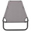 Berkfield Folding Sun Lounger Grey Steel 5