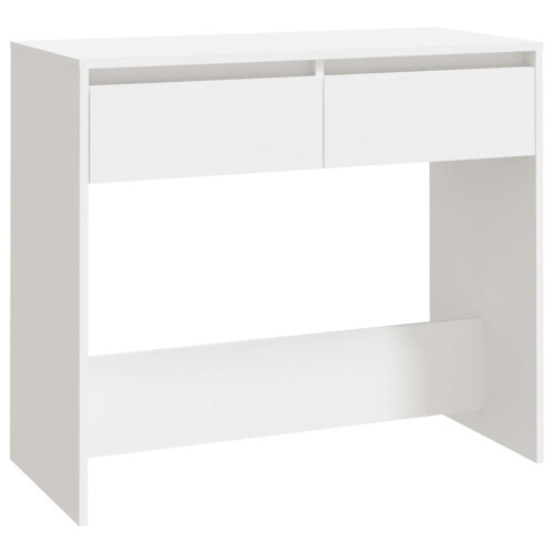 Berkfield Console Table White 89x41x76.5 cm Steel 1
